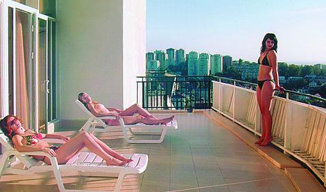 Балкон. Пансионат Нева Интернейшенел, г. Сочи