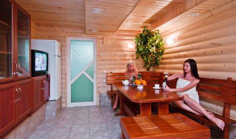 Комната отдыха в сауне. Пансионат Застава, г. Анапа