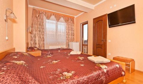 Трехместный номер с балконом, гостевой дом Патио, г. Анапа