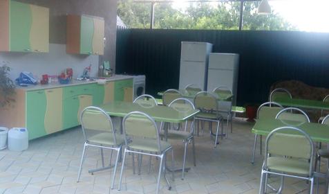 Летняя кухня. Гостевой дом На Песчаной, п. Витязево