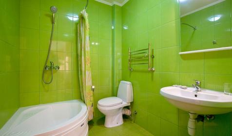 Санузел номера. Отель Green Hosta, г. Сочи