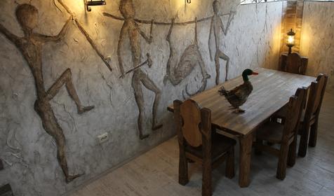 Комната отдыха с барбекю. Отель Таис, г. Сочи, Адлер