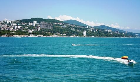 Пляж в Адлере