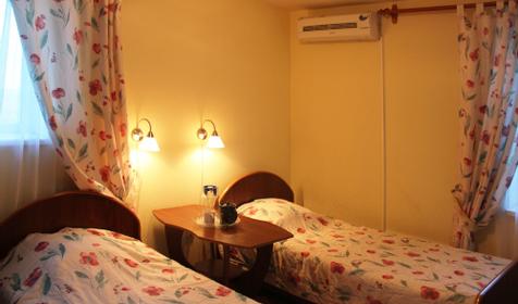 Двухместный номер Стандарт. Пансионат Малахит, г. Анапа, ст. Благовещенская