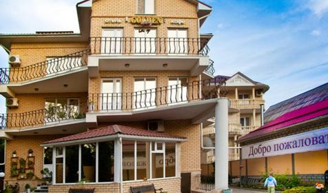 Фасад. Отель Golden lady, г. Анапа