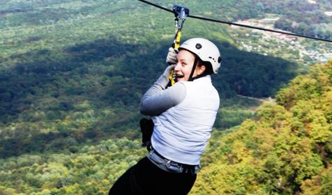 Виа феррата и троллей. Агентство активного отдыха Клуб Приключений, Апшеронский район, х. Гуамка