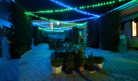 Ночной двор. Гостевой дом У Ивы, Темрюкский район, п. Пересыпь