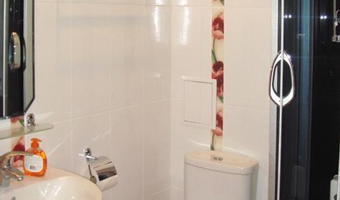 Санузел номера Стандарт гостевого дома Морская панорама, г. Сочи