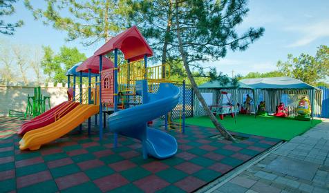 Детская площадка. Пансионат Виктория-Люкс, г. Анапа