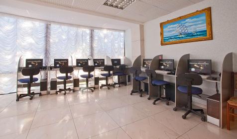 Компьютерный зал. Пансионат Виктория-Люкс, г. Анапа