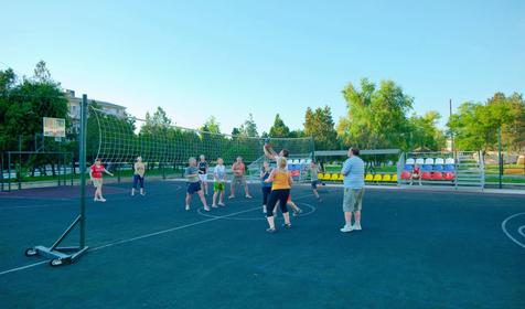 Волейбольная площадка. Санаторно-оздоровительный комплекс Анапа-Нептун, г. Анапа