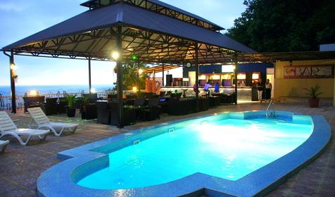 Кафе. Гостиница Вилла Плаза, г. Сочи, Лазаревский район, п. Лазаревское