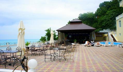 Зона отдыха. Гостиница Вилла Плаза, г. Сочи, Лазаревский район, п. Лазаревское