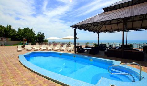 Бассейн. Гостиница Вилла Плаза, г. Сочи, Лазаревский район, п. Лазаревское