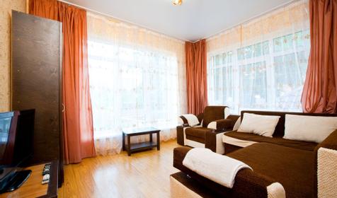 Зал двухкомнатного номера. Гостевой дом Магдалина, г. Геленджик, с. Кабардинка