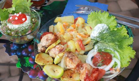 Организация питания. Гостевой дом Диона, г. Геленджик