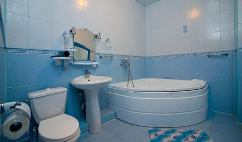 Санузел номера. Гостиничный комплекс Арго, г. Анапа, п. Витязево