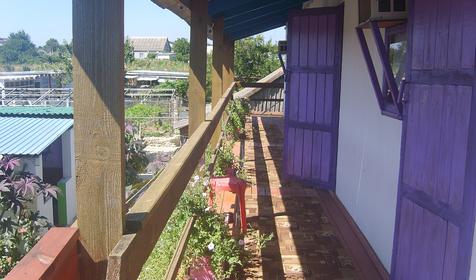 Балкон номера гостевого дома Дарья, г. Анапа, ст. Благовещенская