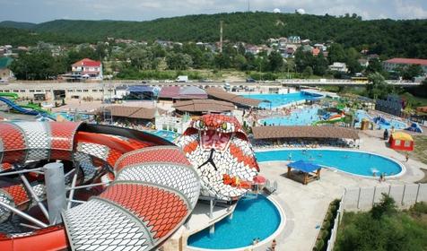 Горка Королевская кобра. Аквапарк Джубга, Туапсинский район, п. Джубга