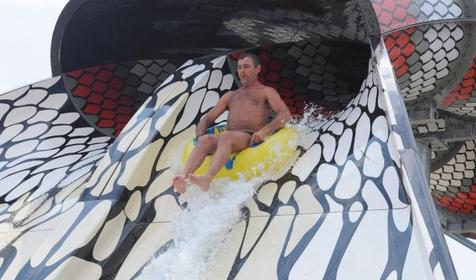 Горка Королевская кобра. Аквапарк Джубга, Туапсинский район, п. Джубга