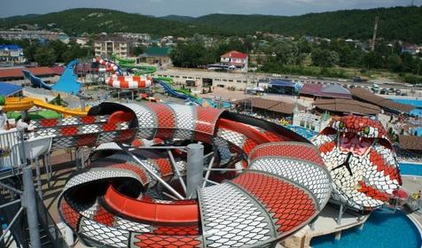 Горка Королевская кобра. Аквапарк Джубга, Туапсинский район, п. Джубга