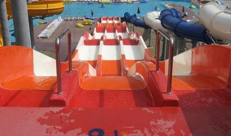 Горка Мультислайд. Аквапарк Джубга, Туапсинский район, п. Джубга