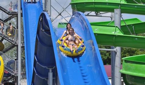 Горка Уфил Флайнг Бордс. Аквапарк Джубга, Туапсинский район, п. Джубга