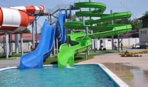 Горка Уфил Флайнг Бордс. Аквапарк Джубга, Туапсинский район, п. Джубга