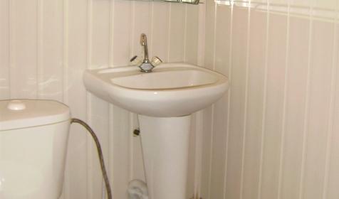 Санузел номера. База отдыха Радуга, Туапсинский район, п. Небуг