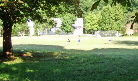 Футбольное поле. База отдыха Радуга, Туапсинский район, п. Небуг