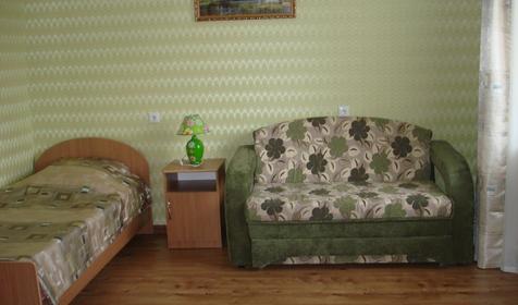 Зеленая комната. Гостевой дом На песчаной, г. Анапа, п. Витязево