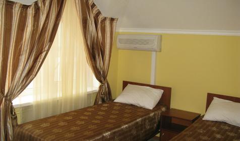 Двухместный стандарт с удобствами на блок. Гостевой дом Аквамарин, г. Геленджик