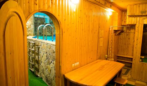 Сауна. Ресторанно-гостиничный комплекс Старый замок, г. Горячий Ключ