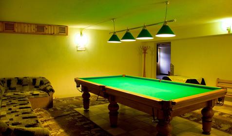 Бильярдный зал. Ресторанно-гостиничный комплекс Очаровательная полянка, г. Горячий Ключ