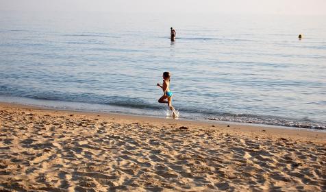 Пляж. Пансионат Химик, Туапсинский район, п. Новомихайловский