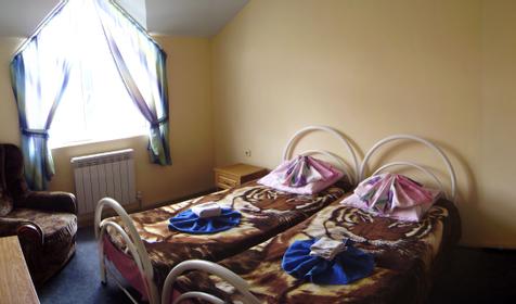 Номер Эконом. Гостиница Виктория, п. Новомихайловский