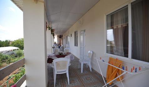 Веранда на 2 этаже. Пансион Парадиз, Темрюкский район, п. Пересыпь