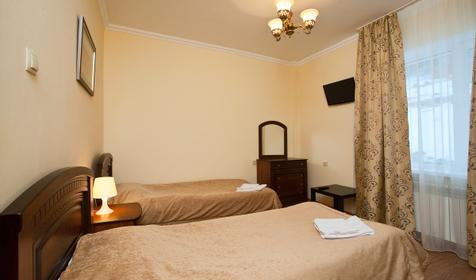 Однокомнатный двухместный номер. Гостинично-туристический комплекс Седьмое небо, Апшеронский район, плато Лаго-Наки