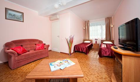 Номер Стандарт с мини-кухней. Отель Дюны Золотые, г. Анапа