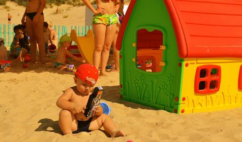 Пляж. Отель Дюны Золотые, г. Анапа