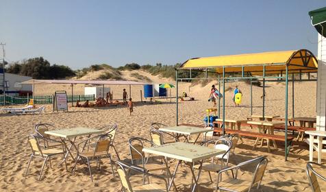 Пляж. Отель Дюны Золотые, г. Анапа