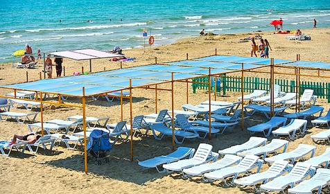 Пляж. Отель Дюны Золотые, г. Анапа