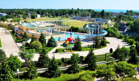 Вид из окна номера. Гостевой дом АРТиКА, г. Анапа, п. Витязево