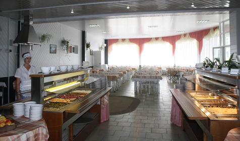 Столовая. Пансионат Рябинушка, г. Анапа