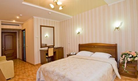 Стандартный номер 1-ой категории с двуспальной кроватью. Отель Платан Южный, г. Краснодар