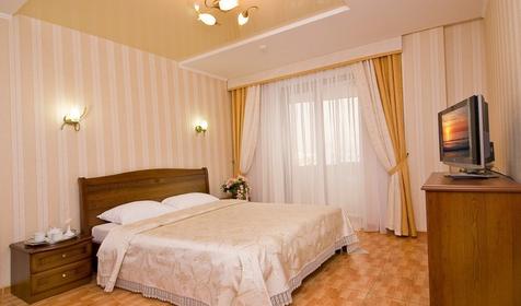 Стандартный номер 1-ой категории с двуспальной кроватью. Отель Платан Южный, г. Краснодар