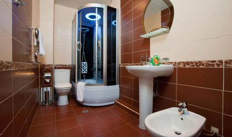 Санузел. Отель Престиж марас, Туапсинский район, п. Джубга