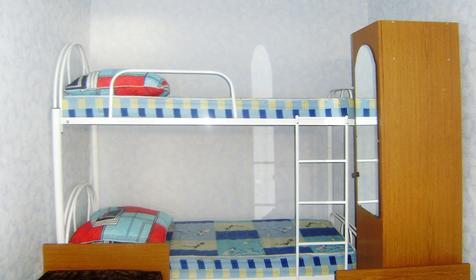 Четырехместный номер. Гостевой дом по ул. Бондаревой, 11/1. Сочи, Темрюкский р-н, п. Пересыпь