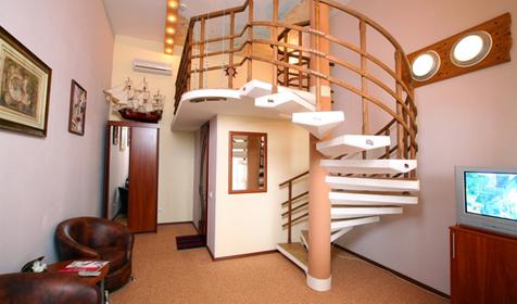 Двухъярусный номер полулюкс,Гостевой дом На Херсонской, г. Геленджик