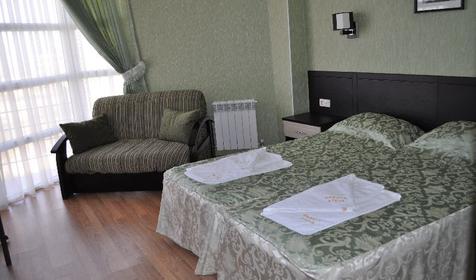 Номер Стандарт с двумя односпальными кроватями. Отель Понтос, г. Анапа, п. Витязево